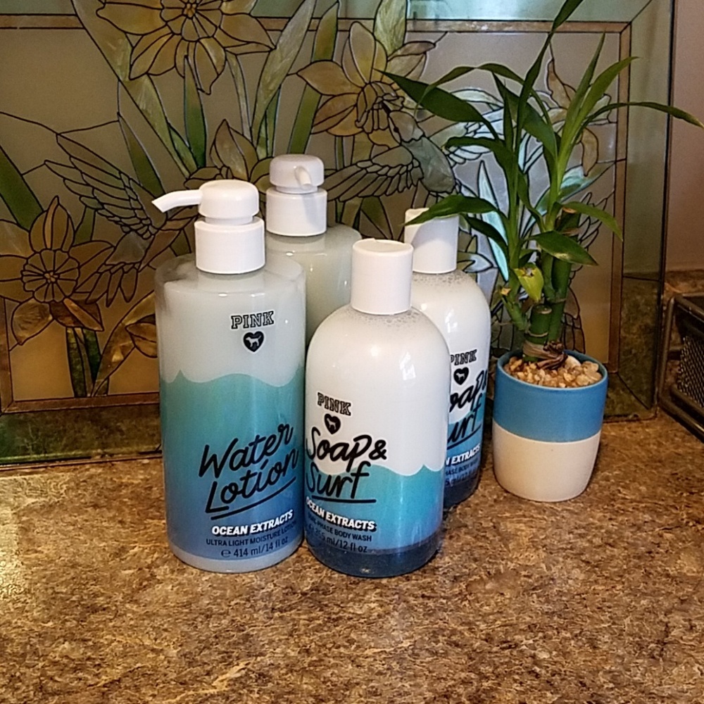 VS Pink body wash and lotion